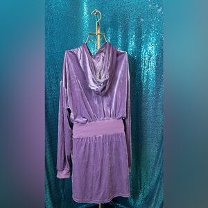 Fashion Nova Purple Hood Dress